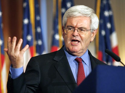 Newt Gingrich dodged the Vietnam draft, but will be given a free pass on military policy because of the (R) by his name. Gingrich's third (latest) wife